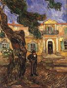 Vincent Van Gogh Tree and Man(in Front of the Asylum of Saint-Paul,St.Remy) France oil painting reproduction